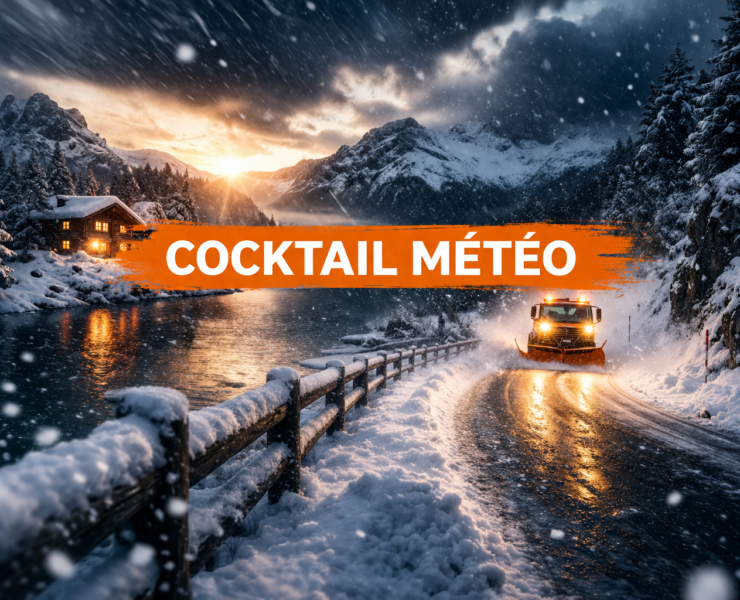 cocktail Neige, verglas et pluie : plusieurs r&eacute;gions sous surveillance