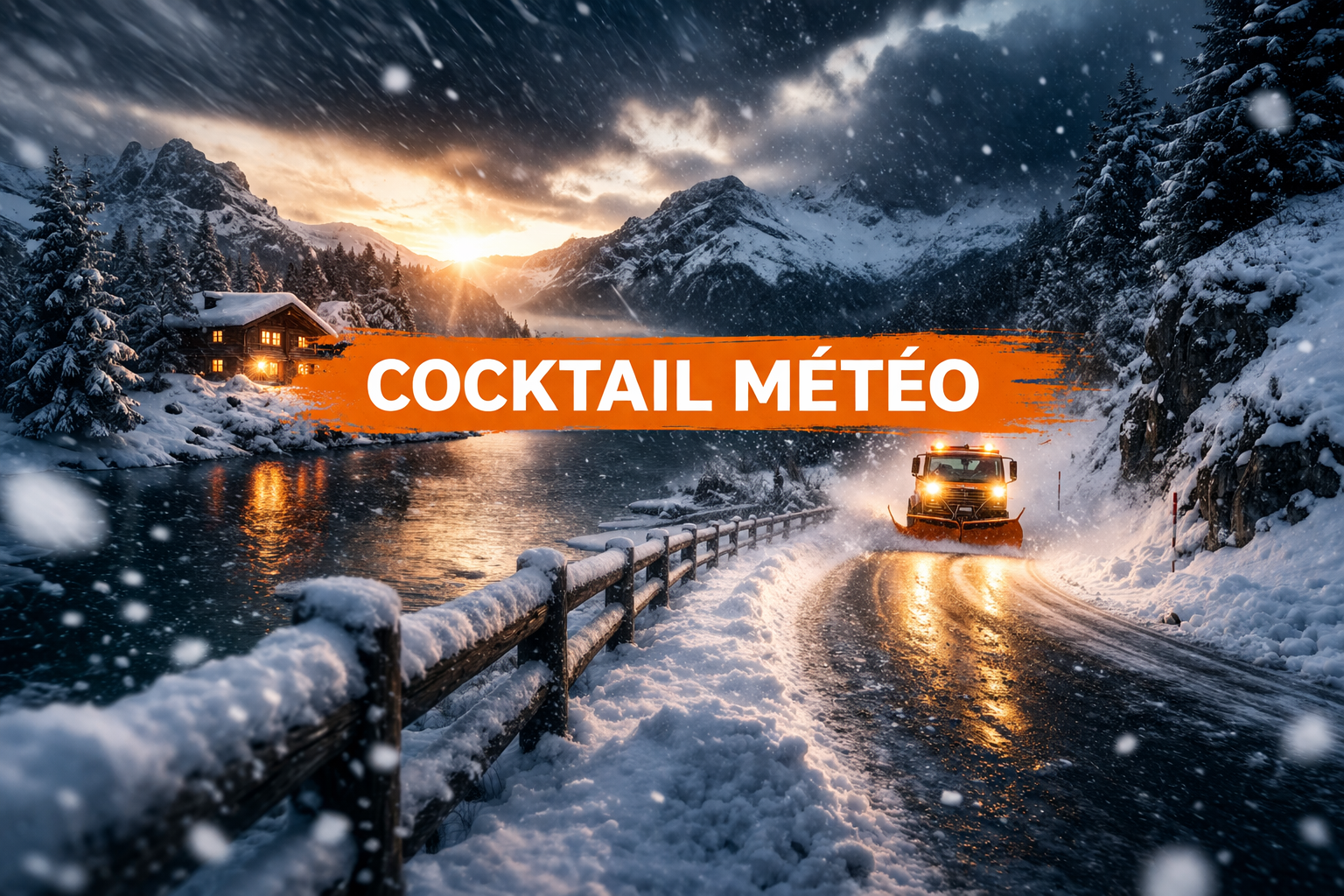 cocktail Neige, verglas et pluie : plusieurs r&eacute;gions sous surveillance