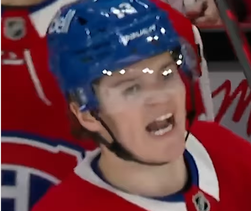 Capture decran 2026 04 06 111814 Cole Caufield fait r&eacute;agir avec une s&eacute;quence virale&hellip; un journaliste remet les faits au clair