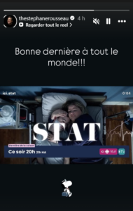 Capture decran 2026 04 07 173137 St&eacute;phane Rousseau envoie un message quelques heures avant la finale de STAT