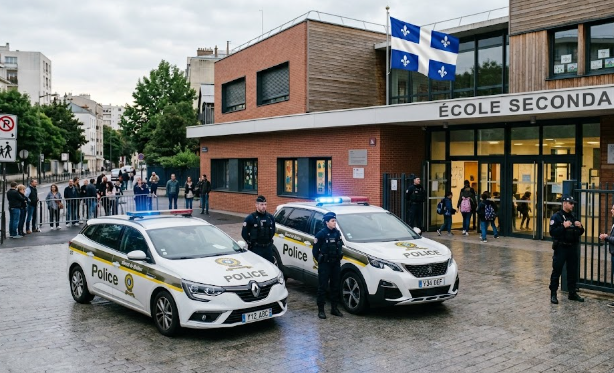 Capture decran 2026 04 30 164736 Alerte majeure au Qu&eacute;bec : une &eacute;cole secondaire compl&egrave;tement boucl&eacute;e par les policiers