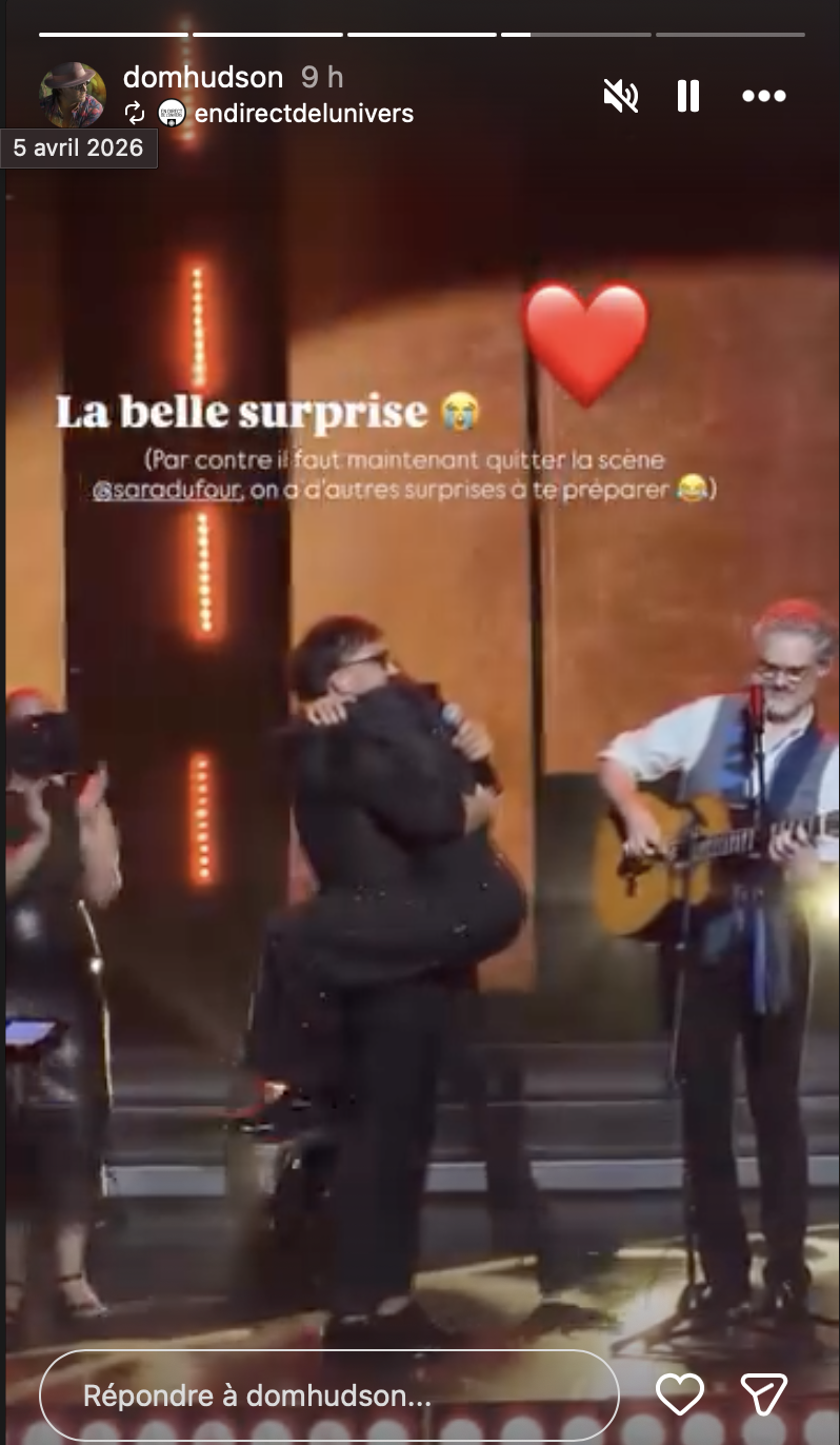 Capture le 2026 04 05 a 10.04.43 D&eacute;couvrez qui partage la vie de couple de Sara Dufour et pourquoi leur apparition commune &agrave; la t&eacute;l&eacute; fait d&eacute;j&agrave; jaser