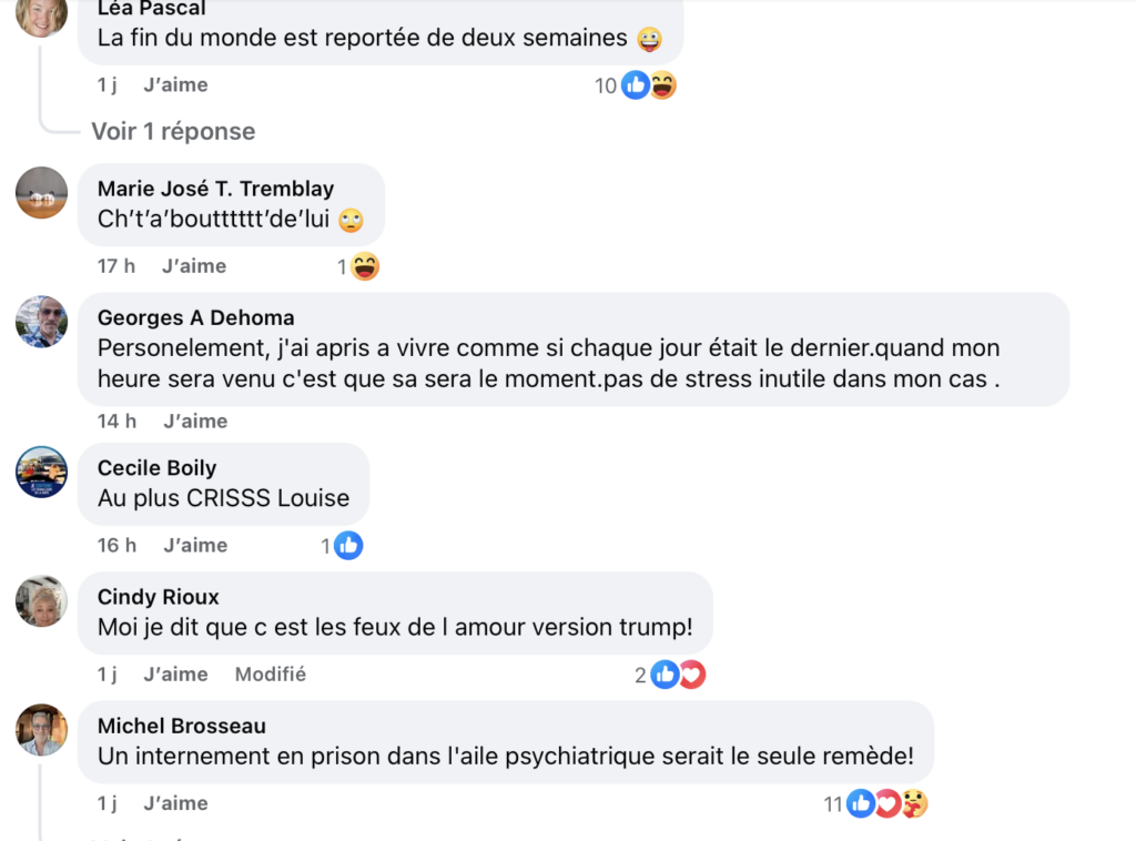 Capture le 2026 04 09 a 10.33.36 Temp&ecirc;te sur le Web : Louise Latraverse retire un message explosif