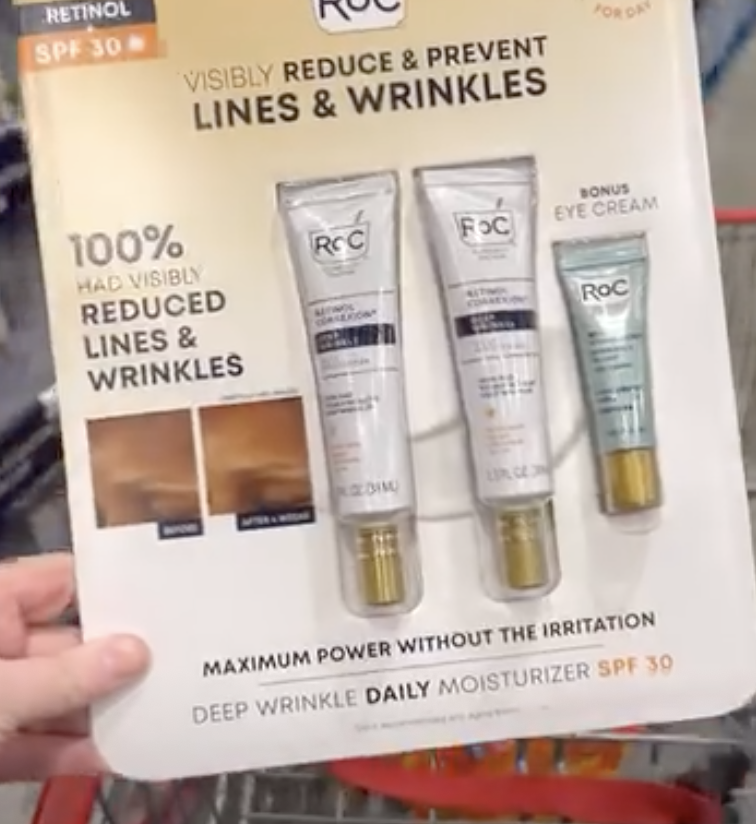 Capture le 2026 04 17 a 00.13.48 &laquo; Aubaine beaut&eacute; majeure : un ensemble de cr&egrave;mes au r&eacute;tinol RoC est 54 % moins cher chez Costco qu'en pharmacie. &raquo;