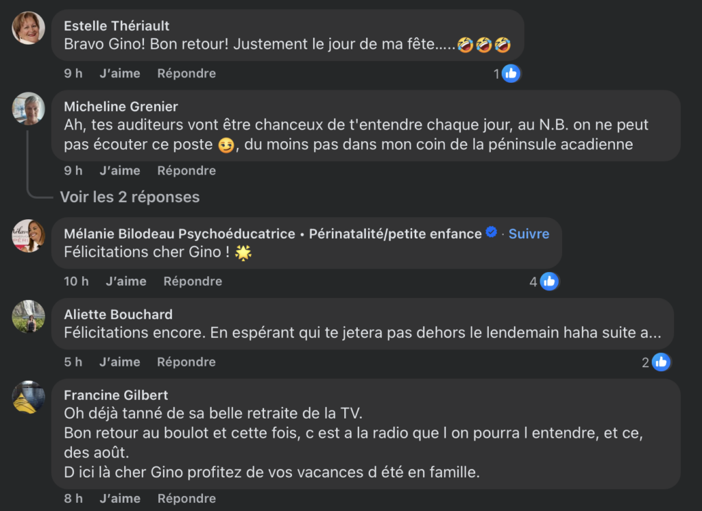 Capture le 2026 04 22 a 07.56.15 Gino Chouinard annonce enfin son grand retour et la nouvelle fait exploser le web