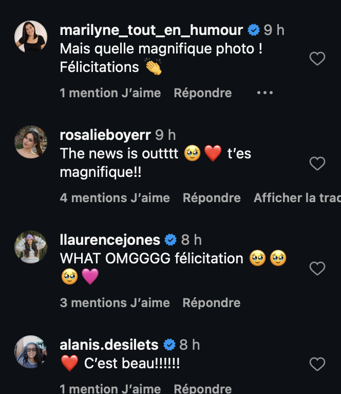 Capture le 2026 04 27 a 07.30.18 Marie William Bourgeois d&eacute;voile sa grossesse avec une photo &eacute;mouvante