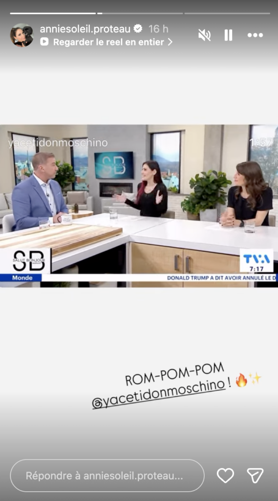 Capture le 2026 04 27 a 11.56.34 Annie-Soleil Proteau change compl&egrave;tement de look et le r&eacute;sultat fait tourner les t&ecirc;tes