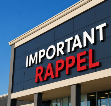 rappel Avertissement aux Qu&eacute;b&eacute;cois : un article courant vis&eacute; par un rappel