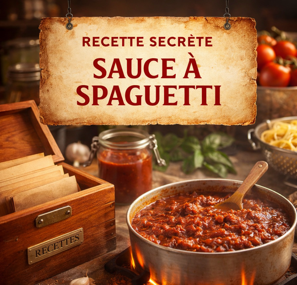 spaguettim e1775585047148 Voici la recette secr&egrave;te de sauce &agrave; spaghetti de Marthe Laverdi&egrave;re