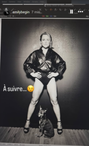 Capture decran 2026 05 01 164229 &Eacute;mily B&eacute;gin fait monter la temp&eacute;rature en s&eacute;ance photo avec le gilet du CH !