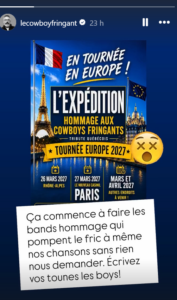 Capture decran 2026 05 06 130756 &laquo; &Eacute;crivez vos tounes ! &raquo; : L'avertissement s&eacute;v&egrave;re d'un membre des Cowboys Fringants