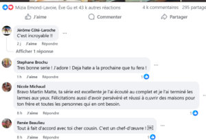 Capture decran 2026 05 08 081154 Martin Matte publie une VRAIE photo de lui &agrave; la Vitrerie Joyal en 1994 : wow !