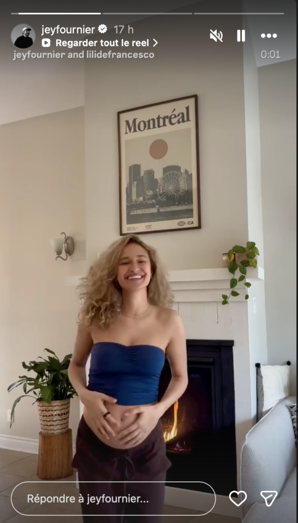 Capture le 2026 05 06 a 10.55.23 Surprise totale : apr&egrave;s l'achat d'une maison, Jey Fournier sa blonde pr&eacute;sente son ventre