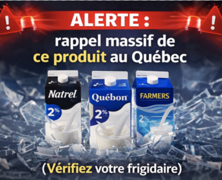 Capture le 2026 05 11 a 10.26.33 ALERTE : Rappel massif de marques Natrel, Qu&eacute;bon et Farmers au Qu&eacute;bec ( Du verre dans votre lait ? )