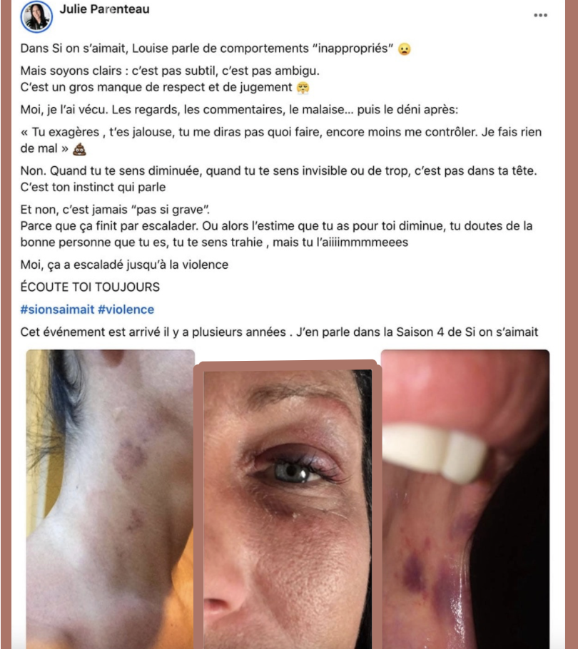 Capture le 2026 05 12 a 08.49.35 e1778572715751 Julie de Si on s'aimait d&eacute;voile la face cach&eacute;e de son ancienne relation victimes de violence