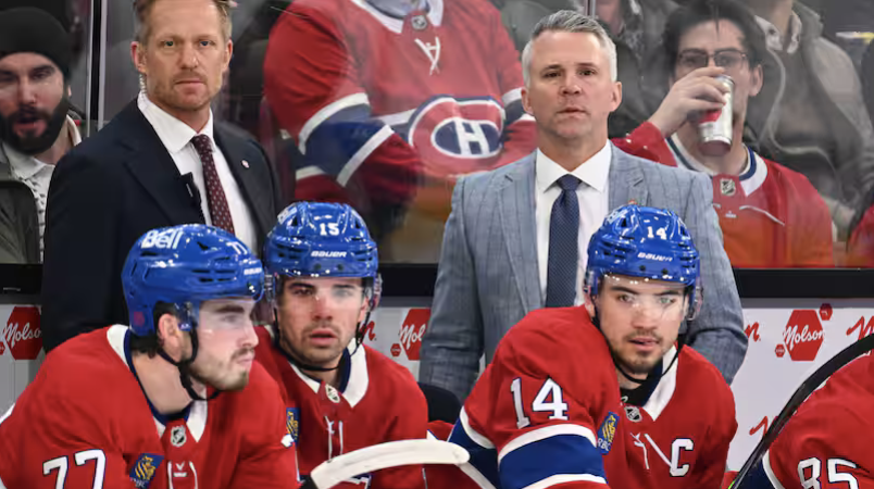 Capture le 2026 05 29 a 09.03.51 Une sc&egrave;ne au banc du Canadien non diffus&eacute;e lors du match d'hier suscite &eacute;norm&eacute;ment de r&eacute;actions