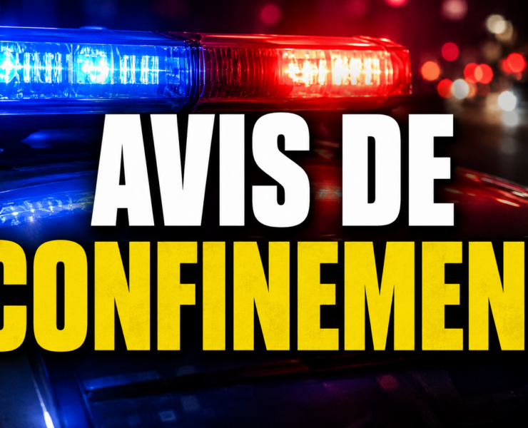 ChatGPT Image 26 mai 2026 22 39 42 Avis de confinement actif dans un secteur r&eacute;sidentiel du Qu&eacute;bec