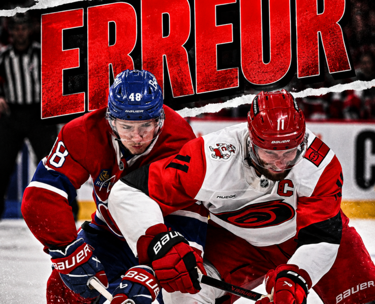 erreur c La LNH admet une erreur co&ucirc;teuse contre le Canadien