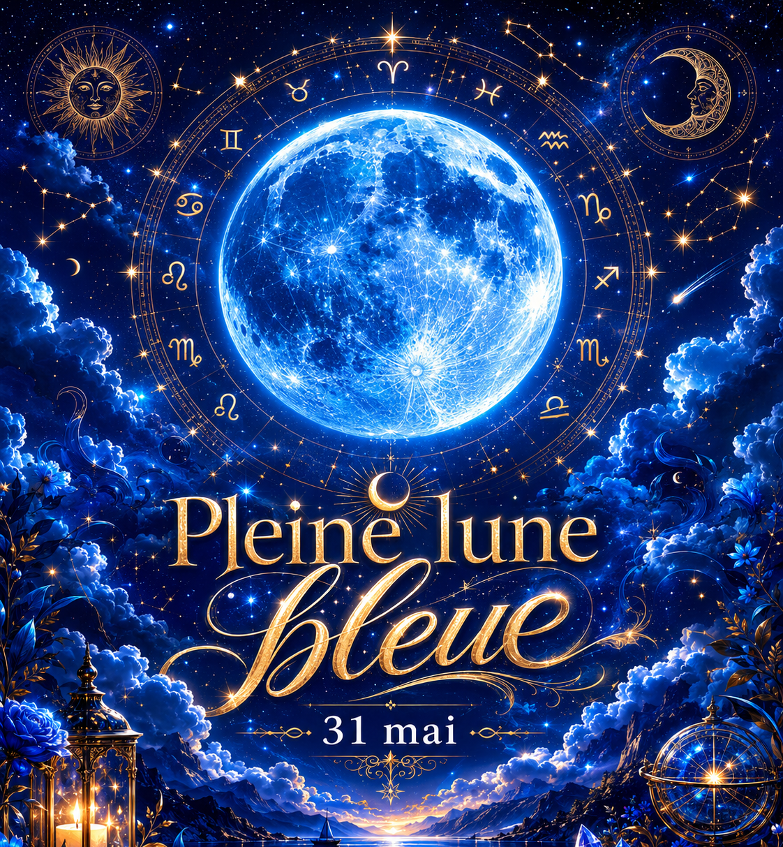 lunebbbb e1780075245467 Une rare Pleine Lune bleue arrive le 31 mai : certains signes pourraient &ecirc;tre fortement secou&eacute;s