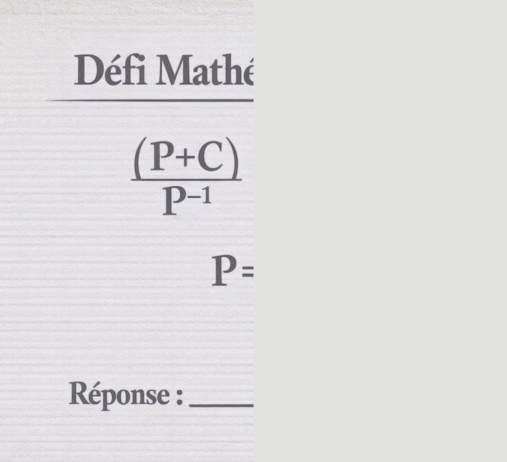 math new bg D&eacute;fi math&eacute;matique : seulement 1 personne sur 5 trouve la bonne r&eacute;ponse en 20 secondes