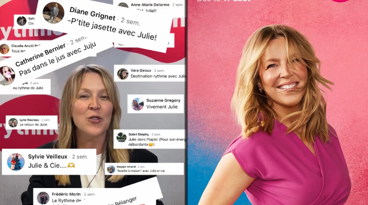 Julie Bélanger de retour à Rythme FM : le nom de sa nouvelle émission radiophonique est enfin révélé 1 Julie Bélanger de retour à Rythme FM : le nom de sa nouvelle émission radiophonique est enfin révélé Capture decran 2026 06 19 103800 Julie Bélanger de retour à Rythme FM : le nom de sa nouvelle émission radiophonique est enfin révélé