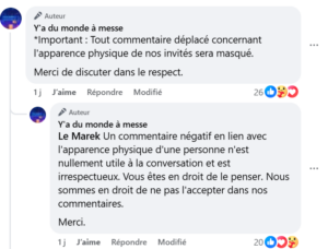 Capture decran 2026 06 23 142248 L&rsquo;&eacute;mission &laquo; Y'a du monde &agrave; messe &raquo; intervient pour d&eacute;fendre Christine Morency