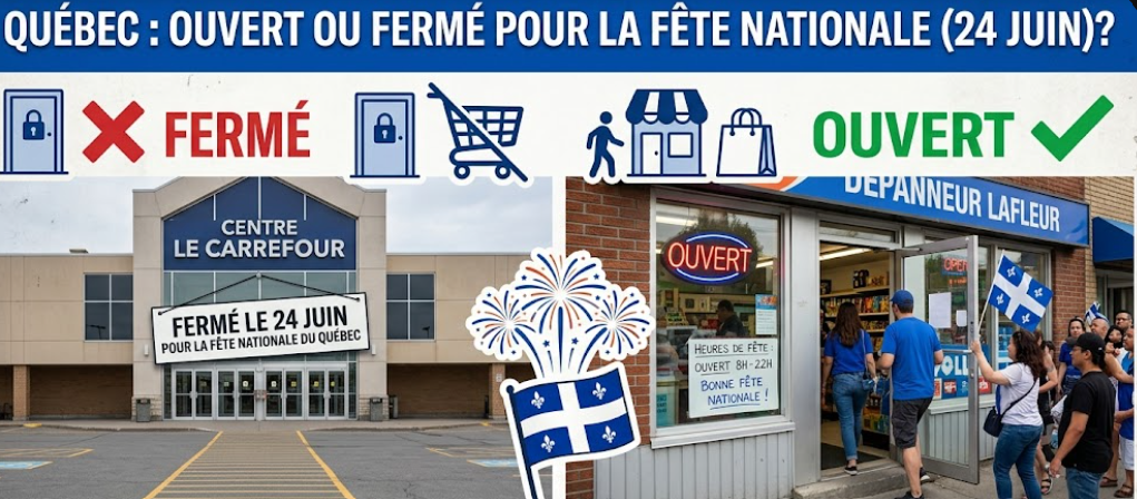 Capture decran 2026 06 24 075136 Magasins, &eacute;piceries, pharmacies SAQ : voici ce qui est ouvert et ferm&eacute;