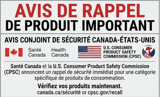 Capture decran 2026 06 26 083014 Sant&eacute; Canada et les autorit&eacute;s am&eacute;ricaines lancent un important rappel de produit