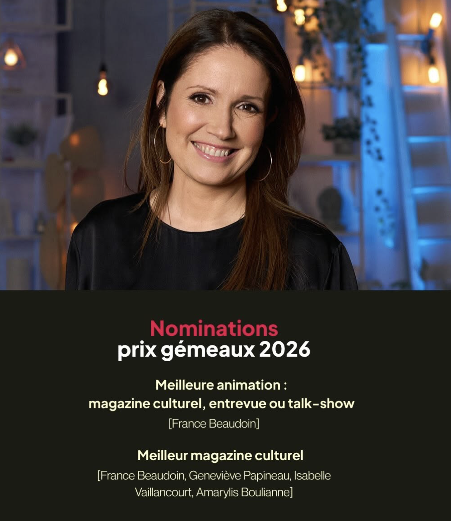 Capture decran le 2026 06 17 a 12.06.37 France Beaudoin re&ccedil;oit une excellente nouvelle