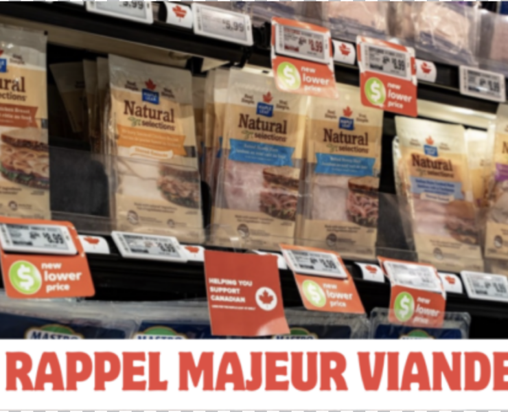 Capture le 2026 06 22 a 10.05.28 30 viandes froides de 8 marques populaires vis&eacute;es par un rappel alimentaire au Qu&eacute;bec