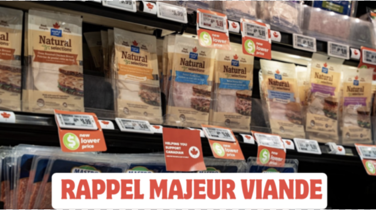 Capture le 2026 06 22 a 10.05.28 30 viandes froides de 8 marques populaires vis&eacute;es par un rappel alimentaire au Qu&eacute;bec