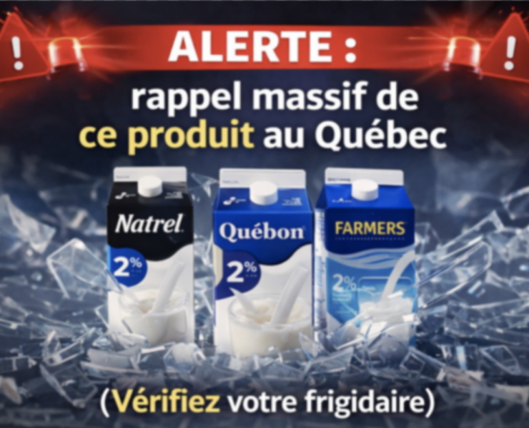 Capture le 2026 06 25 a 09.51.38 ALERTE : Rappel massif de marques Natrel, Qu&eacute;bon et Farmers au Qu&eacute;bec ( Du verre dans votre lait ? )