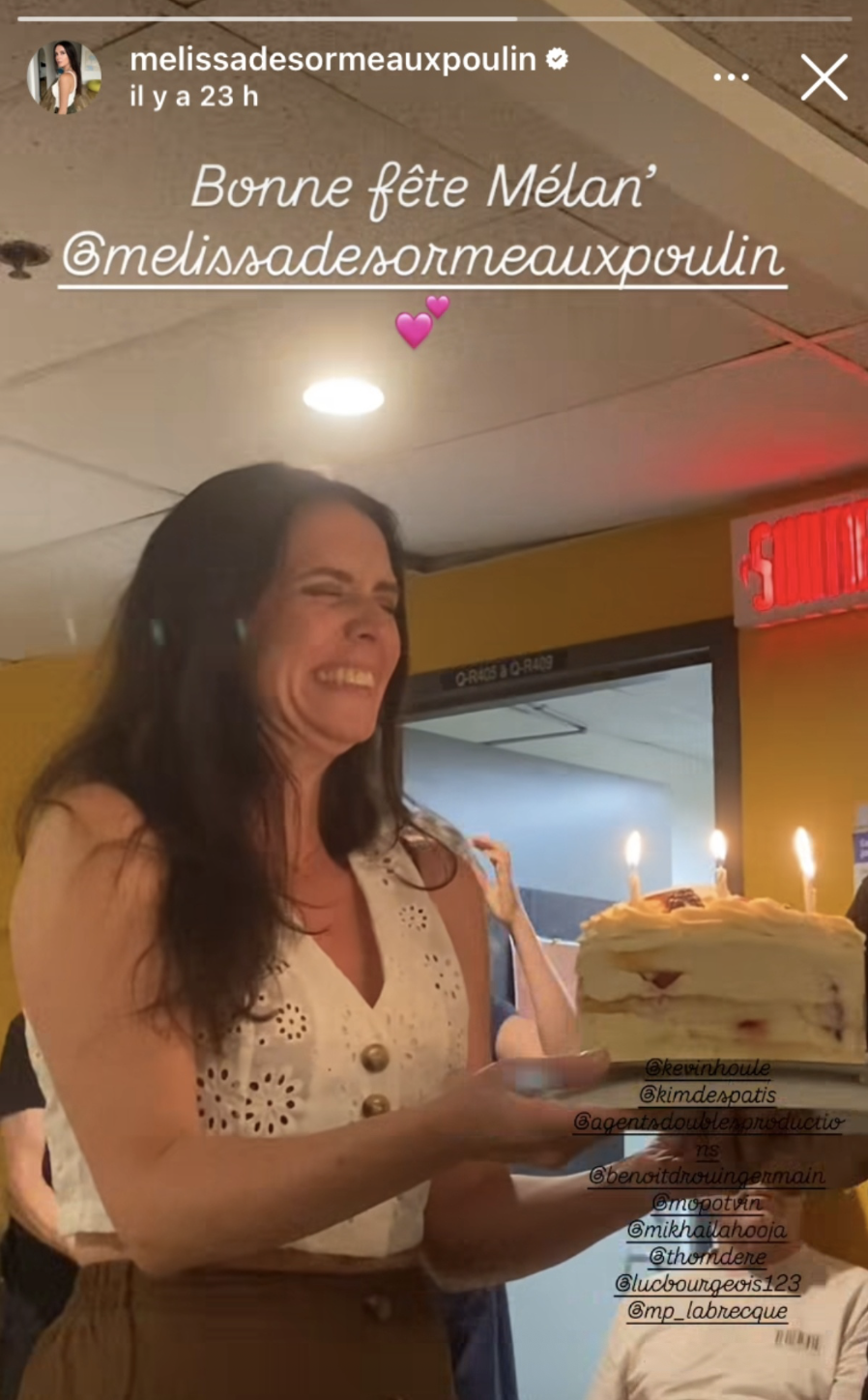 Choc sur les réseaux sociaux : Mélissa Desormeaux-Poulin s'ouvre sur un « immense vertige » 1 Choc sur les réseaux sociaux : Mélissa Desormeaux-Poulin s'ouvre sur un « immense vertige » Capture le 2026 07 06 a 11.01.11 Choc sur les réseaux sociaux : Mélissa Desormeaux-Poulin s'ouvre sur un « immense vertige »