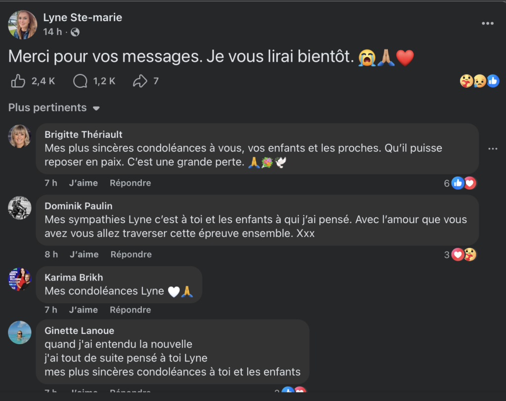 Le Québec en deuil : l'ex-conjointe et les enfants de Marc Messier brisent le silence. 2 Le Québec en deuil : l'ex-conjointe et les enfants de Marc Messier brisent le silence. Capture le 2026 07 08 a 09.33.47 Le Québec en deuil : l'ex-conjointe et les enfants de Marc Messier brisent le silence.