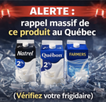 Capture le 2026 07 25 a 11.35.58 ALERTE : Rappel massif de marques Natrel, Qu&eacute;bon et Farmers au Qu&eacute;bec ( Du verre dans votre lait ? )