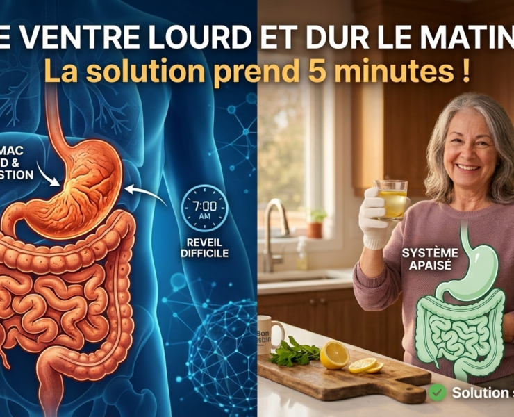 Gemini Generated Image fb74abfb74abfb74 Ventre lourd, dur, gonfl&eacute;... Vous commencez, vous aussi, vos matin&eacute;es avec cette sensation d'inconfort qui g&acirc;che votre r&eacute;veil ?