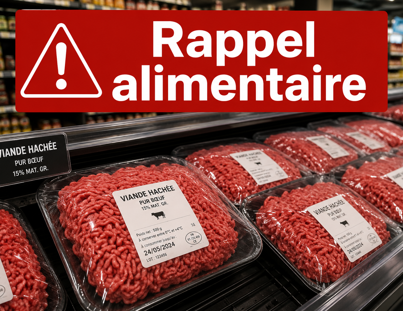 Rappel urgent : ne mangez pas cette viande hachée achetée récemment 1 Rappel urgent : ne mangez pas cette viande hachée achetée récemment rappel aliment e1783375447963 Rappel urgent : ne mangez pas cette viande hachée achetée récemment