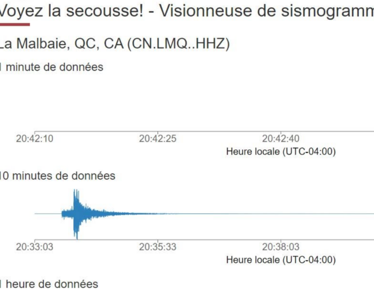 Capture decran 2026 08 02 205925 &Ccedil;a vient de trembler au Qu&eacute;bec... l'avez-vous senti ?