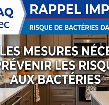 Capture decran 2026 08 18 101952 MAPAQ : Important rappel alimentaire &agrave; cause d&rsquo;une bact&eacute;rie
