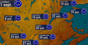Capture decran 2026 08 19 063244 La neige pourrait-elle arriver plus t&ocirc;t au Qu&eacute;bec cette ann&eacute;e?