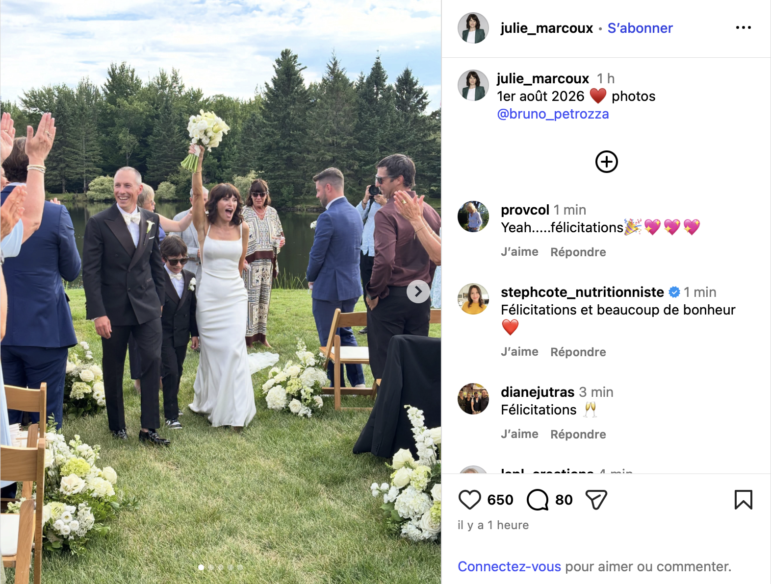 Julie Marcoux de TVA dévoile les photos de son mariage avec son amoureux 2 Julie Marcoux de TVA dévoile les photos de son mariage avec son amoureux Capture decran le 2026 08 10 a 13.30.12 Julie Marcoux de TVA dévoile les photos de son mariage avec son amoureux