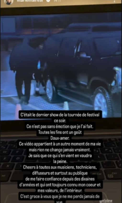 Capture le 2026 08 09 a 08.32.51 &laquo; Un go&ucirc;t doux-amer &raquo; : Marie-Mai fait des adieux &eacute;mouvants....