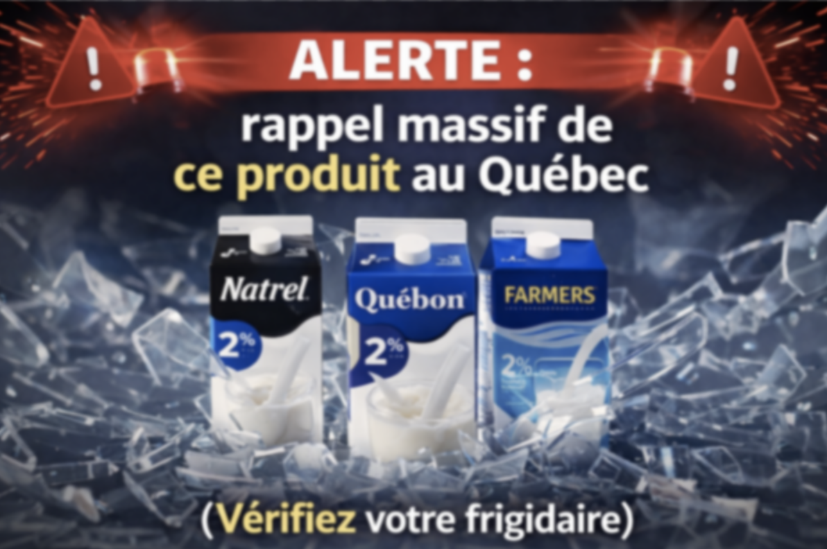ALERTE : Rappel massif de marques Natrel, Québon et Farmers au Québec ( Du verre dans votre lait ? ) 1 ALERTE : Rappel massif de marques Natrel, Québon et Farmers au Québec ( Du verre dans votre lait ? ) Capture le 2026 09 13 a 11.12.34 ALERTE : Rappel massif de marques Natrel, Québon et Farmers au Québec ( Du verre dans votre lait ? )