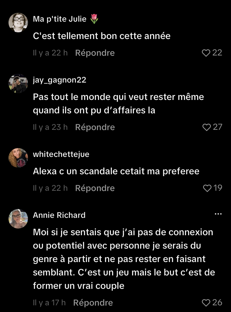 « C'est tellement plate » : Cindy d'OD Chypre critique la saison d'Occupation Double Panama et ça brasse en commentaire 4 « C'est tellement plate » : Cindy d'OD Chypre critique la saison d'Occupation Double Panama et ça brasse en commentaire Capture le 2026 09 30 a 00.03.55 « C'est tellement plate » : Cindy d'OD Chypre critique la saison d'Occupation Double Panama et ça brasse en commentaire