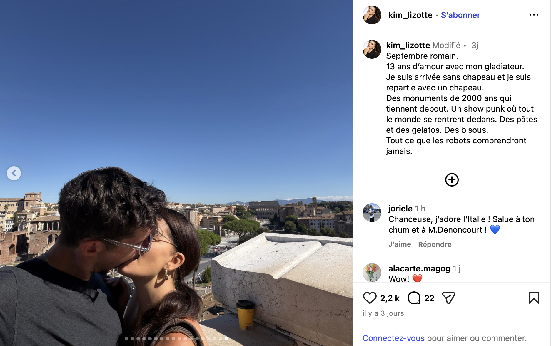 Capture decran le 2026 10 05 a 16.48.44 Kim L&eacute;vesque-Lizotte confirme enfin ce qu&rsquo;il en est de son couple avec &Eacute;ric Bruneau