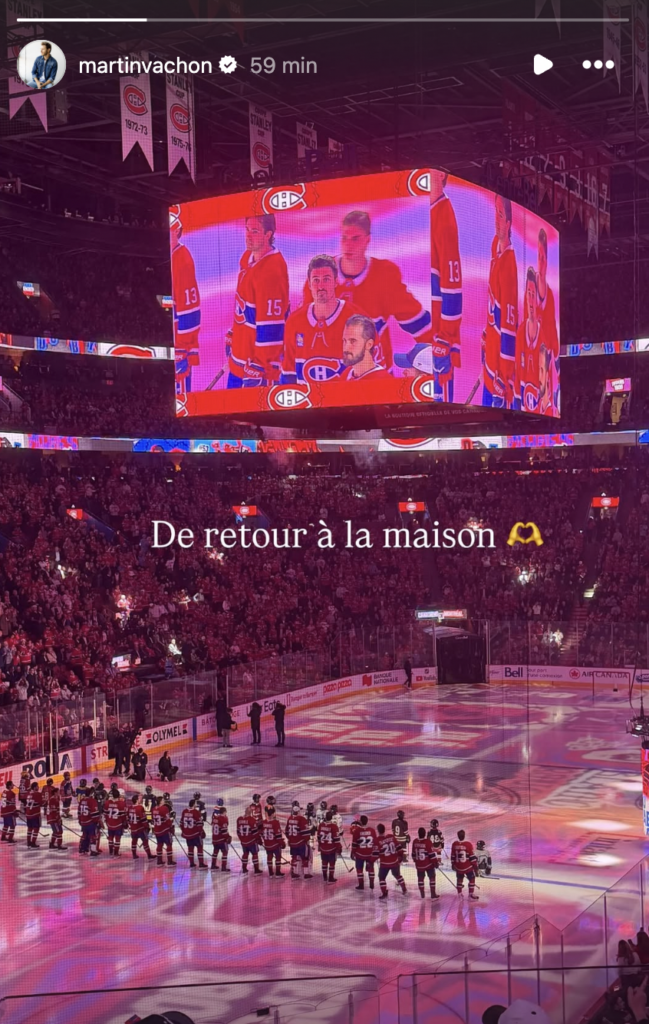 Capture decran le 2026 10 06 a 20.12.22 La fi&egrave;vre du CH enflamme les vedettes qu&eacute;b&eacute;coises au Centre Bell