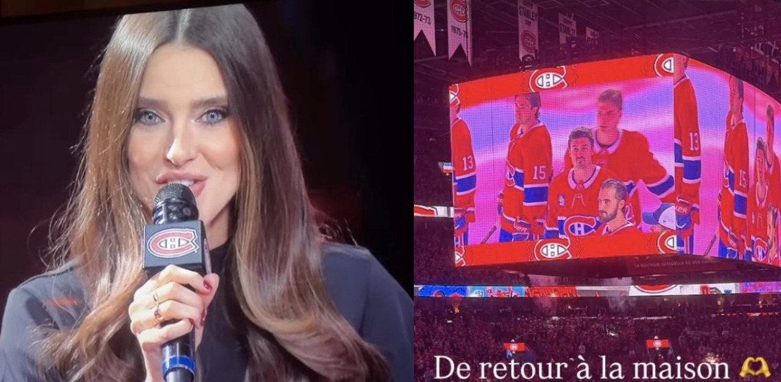 La fièvre du CH enflamme les vedettes québécoises au Centre Bell 1 La fièvre du CH enflamme les vedettes québécoises au Centre Bell Capture le 2026 10 07 a 11.10.25 La fièvre du CH enflamme les vedettes québécoises au Centre Bell